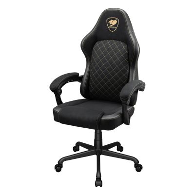 9. COUGAR CGR-FXF-GLB Universal Gaming Chair Upholstered Seat Black, Gold