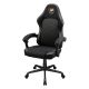 9. COUGAR CGR-FXF-GLB Universal Gaming Chair Upholstered Seat Black, Gold