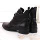 7. Insulated flat-heeled ankle boots Jezzi W JEZ412A, black