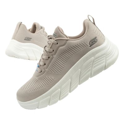 Skechers Bobs B Flex women's sneakers, fashionable beige