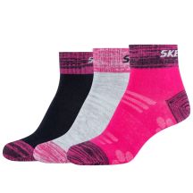 Skechers 3PPK Wm Mesh Ventilation Quarter Socks SK42022-0400 Multicolored 35-38