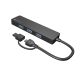 6. NATEC HUB USB-C 3.0 MAYFLY 4-PORTS + USB-A ADAPTER NHU-2023