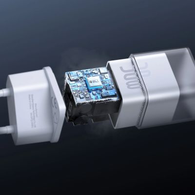 8. Baseus GaN5S 30W EU USB-C Wall Charger - White
