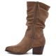 3. Beige Suede Boots Vinceza 58597