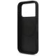 7. Guess Leather 4G Triangle Strass MagSafe Case for iPhone 18 Pro / 17 Pro - Black