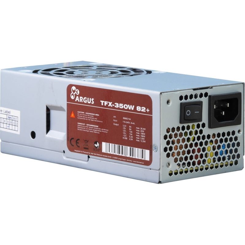 2. Inter-Tech TFX-350W 20+4 pin ATX power supply module ATX Gray