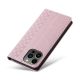 9. Magnet Strap Case for Samsung Galaxy S23+ Flip Wallet Mini Lanyard Stand Pink