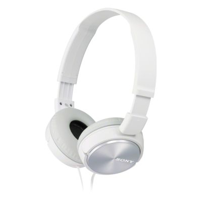 Sony MDR-ZX310APW On-Ear Headphones with Microphone (White)