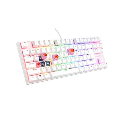 7. GENESIS THOR 303 TKL US WHITE RGB MECHANICAL GAMING KEYBOARD SILENT SWITCH HOT SWAP