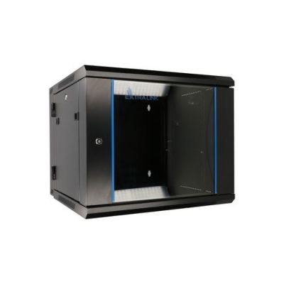 3. Extralink - 19" 12U 600x600 AZH Black Wall Mounted Cabinet