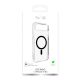 2. Puro Lite Mag TPU+PC Case Compatible with MagSafe for iPhone 17 Air - Transparent with Black Ring