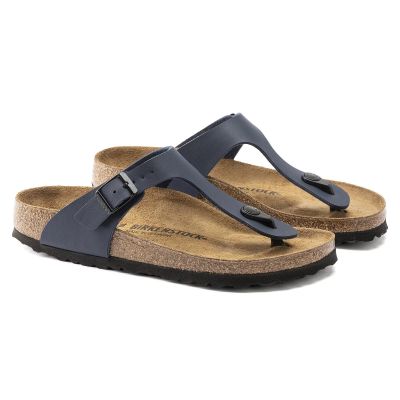 4. Birkenstock women's flip-flops GIZEH BS 0143623 BLUE (narrow width)