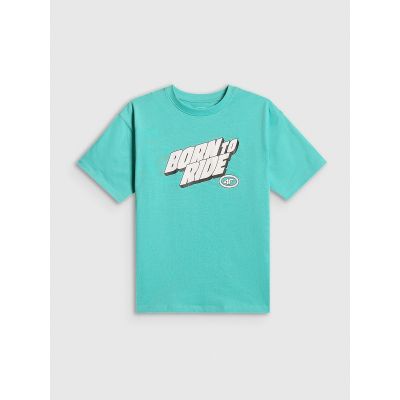 5. Boy's cotton T-shirt 4F 4FJRSS26TTSHM4174-047S