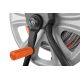 4. Garden hose cart, metal, up to 60 m of 1/2" hose, with hose guide