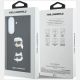 8. Karl Lagerfeld Case with Karl&Choupette Heads Pins&Logo for Samsung Galaxy A37 5G - Black