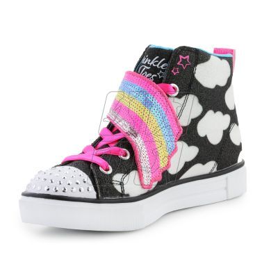 3. Skechers Twinkle Toes shoes: Twinkle Sparks - Shooting Star Jr 314775L-BKMT