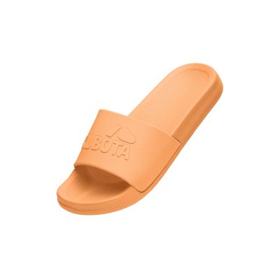 15. Kubota basic plain pool flip-flops orange K25SS-101-004-05-1