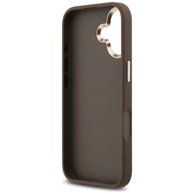 7. Guess 4G Big 4G Classic Logo Case for iPhone 17 - Brown and Gold