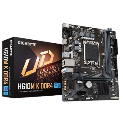 7. Gigabyte H610M K DDR4 1.0 Motherboard Intel H610 Express LGA 1700 Micro ATX