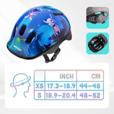 14. Meteor KS06 Alien Jr Bike Helmet 17438 size XS 44-48 cm