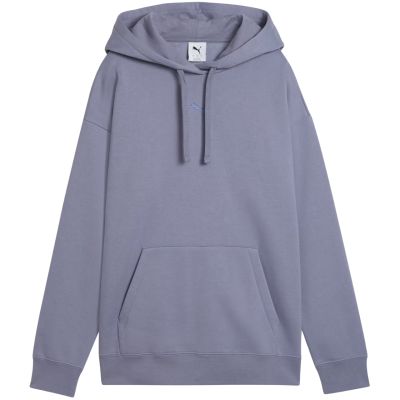 2. Puma ESS Centered Cat Logo Relaxed Hoodie Purple 692917 65