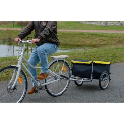 3. BICYCLE TRAILER 70x65x30CM UP TO 40KG DUNLOP