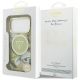 8. Guess IML Glitter Flowers Triangle MagSafe Case for iPhone 17 Pro / 18 Pro - Green