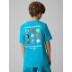 2. Boy's regular printed T-shirt 4F 4FJRSS26TTSHM3832-33S
