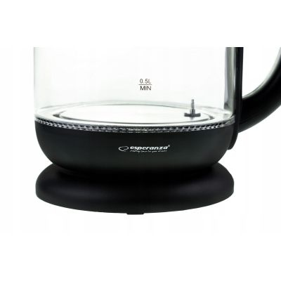 13. Esperanza LOIRE EKK027 electric kettle (2200W 1.7l; black)