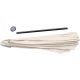 28. GARDEN UMBRELLA WITH LED LIGHTING 300 CM BEIGE