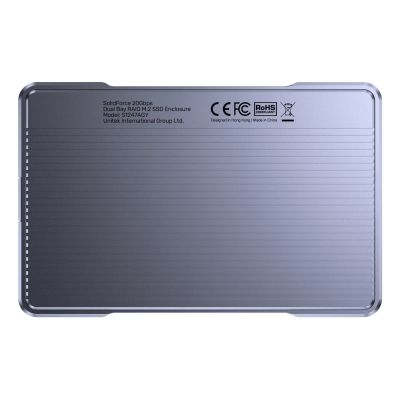 4. Unitek enclosure 2x M.2 20 Gb/s RAID0, RAID1 + cloning