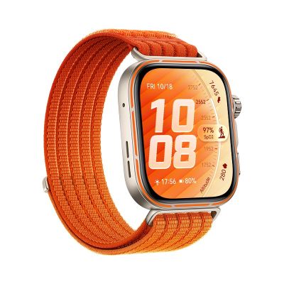 3. Huawei WATCH Fit 5 Pro 4.88 cm (1.92") AMOLED 44.5 mm Digital 480 x 408 px Touchscreen Gold GPS