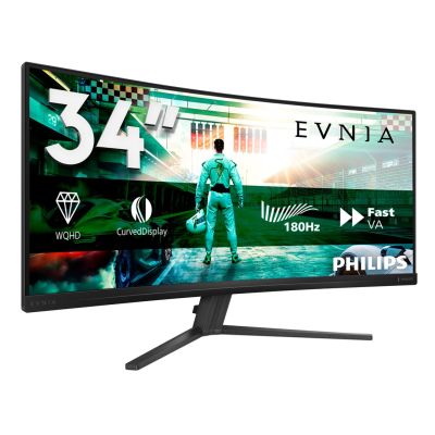 43. Philips Evnia 34M2C3500L/00 Computer Monitor 86.4 cm (34") 3440 x 1440 px Wide Quad HD LCD Black