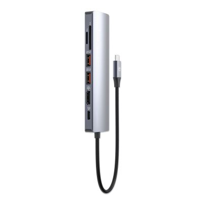 6. Manhattan 153966 Wired Docking Station USB 3.2 Gen 2 (3.1 Gen 2) Type-C Silver
