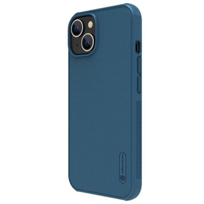 2. Nillkin Super Frosted Shield Pro case for iPhone 14 Plus back cover blue