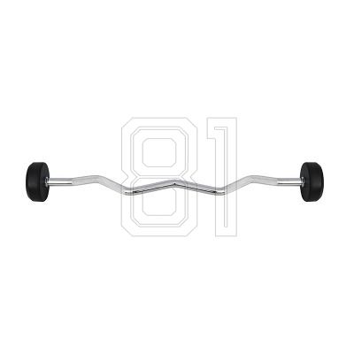 30. Fixed, broken, rubber barbell bar HMS GSL-10 10 kg