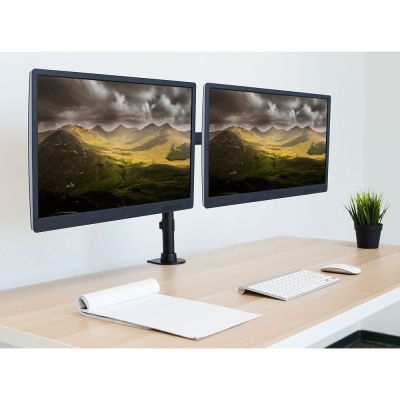5. TECHLY DOUBLE DESK ARM 2X LED/LCD 13-27 CA