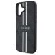 6. Guess 4G Printed Stripes MagSafe case for iPhone 16 - black