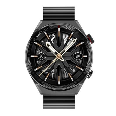 2. Rubicon RNCE99 Black Metal + Silicon Smartwatch SMARUB194