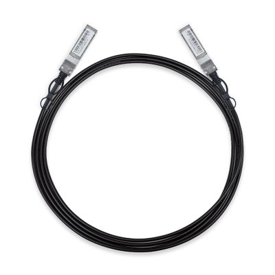 2. TP-Link TL-SM5220-3M InfiniBand/Fiber Optic SFP+ DAC Cable Black