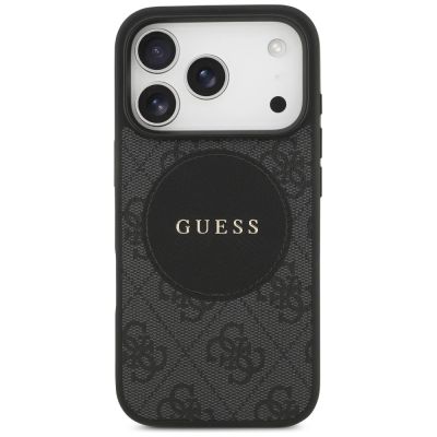 3. Guess 4G Circle Classic Logo MagSafe case for iPhone 17 Pro - black