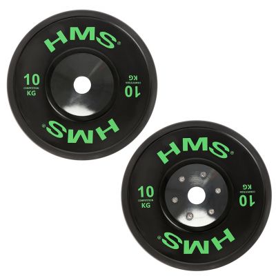 8. BTBR Set Olympic Bumper Plates - 2x (10kg, 15kg, 20kg, 25kg) HMS BTBR SET