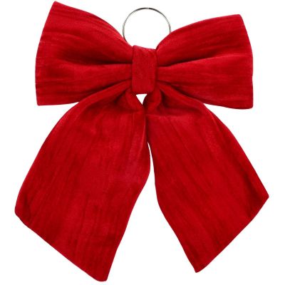 3. RED DECORATIVE BOW 32x40x3CM MICA
