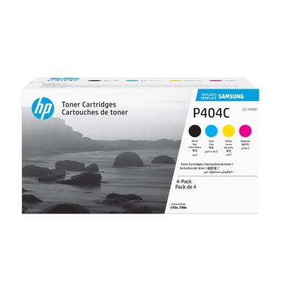 Samsung CLT-P404C 4-Pack Toner Cartridges – Black/Cyan/Magenta/Yellow