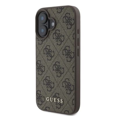 2. Guess 4G Classic iPhone 16 Case - Brown