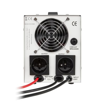 4. KEMOT PROsinus-500 emergency power supply, pure sine wave converter with charging function 12V 230V 500VA/300W