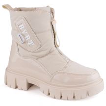 Filippo W PAW498B insulated zippered snow boots, beige