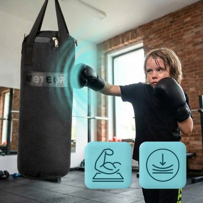 19. Meteor 6kg Punching Bag and 6oz Boxing Gloves Set