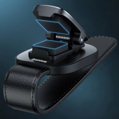 14. Baseus Car Holder Glasses Clip Silver (ACYJN-B0S)