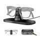2. BoboVR CG2 3-in-1 Charging Station for Smart Glasses with Clip 350 mAh and Case - Black